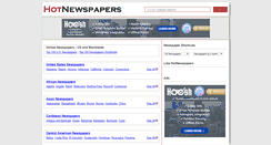 Desktop Screenshot of hotnewspapers.com