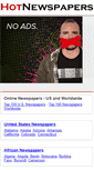 Mobile Screenshot of hotnewspapers.com